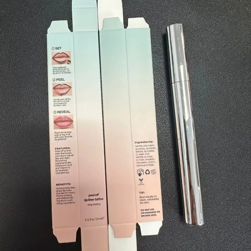 8 colors liquid lip stain high pigment waterproof nourishing long lasting peel off lip liner tattoo