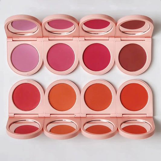 professional makeup blush powder single natural rose blusher palette long lasting waterproof pink blush