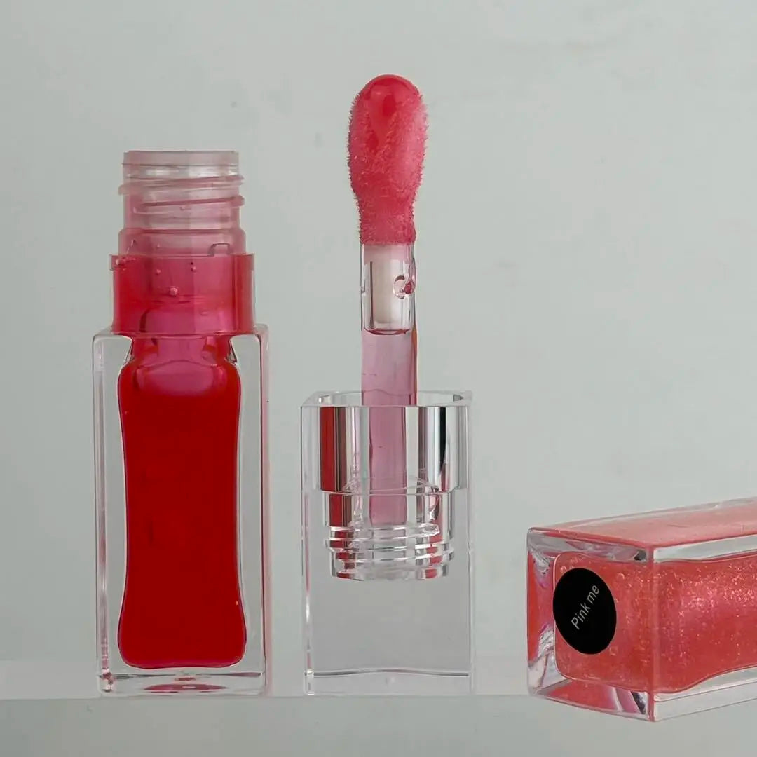 moisturizing shiny glossy lip oil gloss pomegranate waterproof vegan color changing lip oil