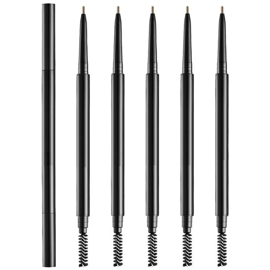 6 colors vegan high pigment eye brow pen waterproof long lasting makeup eyebrow pencil