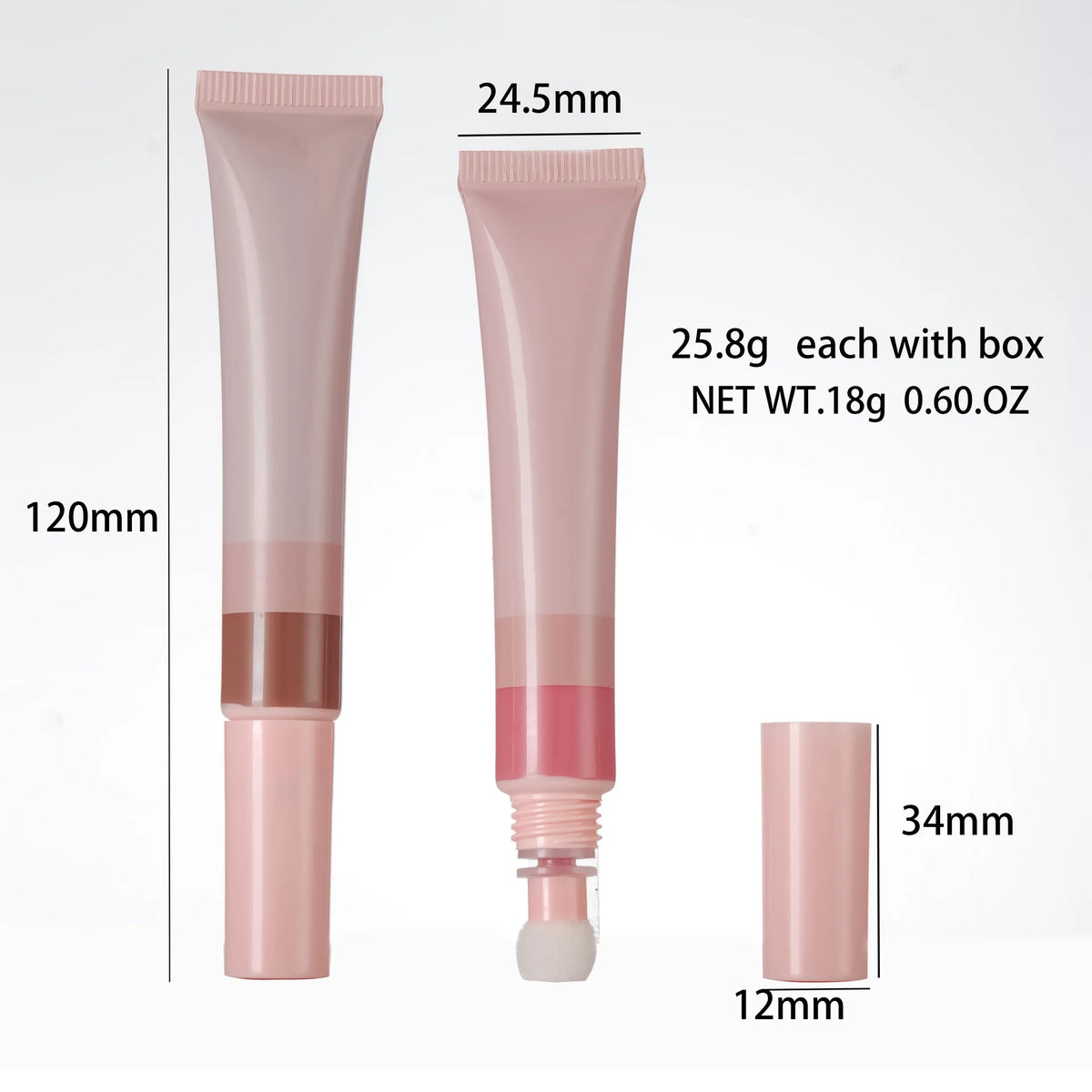 professional high-pigment vegan matte liquid blush soft tube face makeup cosmetics makeup blush