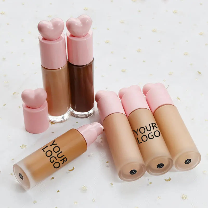 full coverage face liquid foundation cruelty free makeup durable waterproof matte foundation