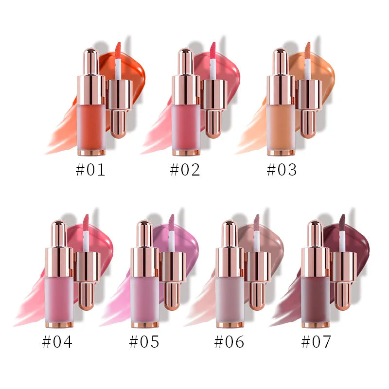 hot selling 7 colors liquid blush natural glow color smooth matte blush