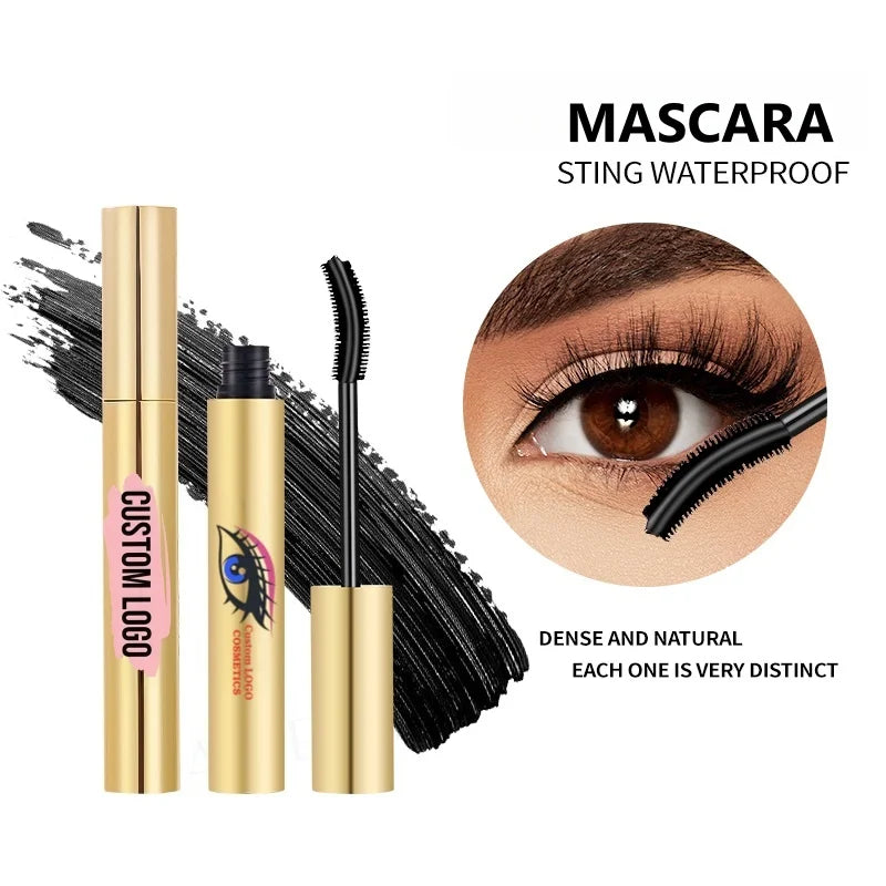 new arrivals natural cosmetics long-wearing mascara waterproof mascara with metal tube black mascara