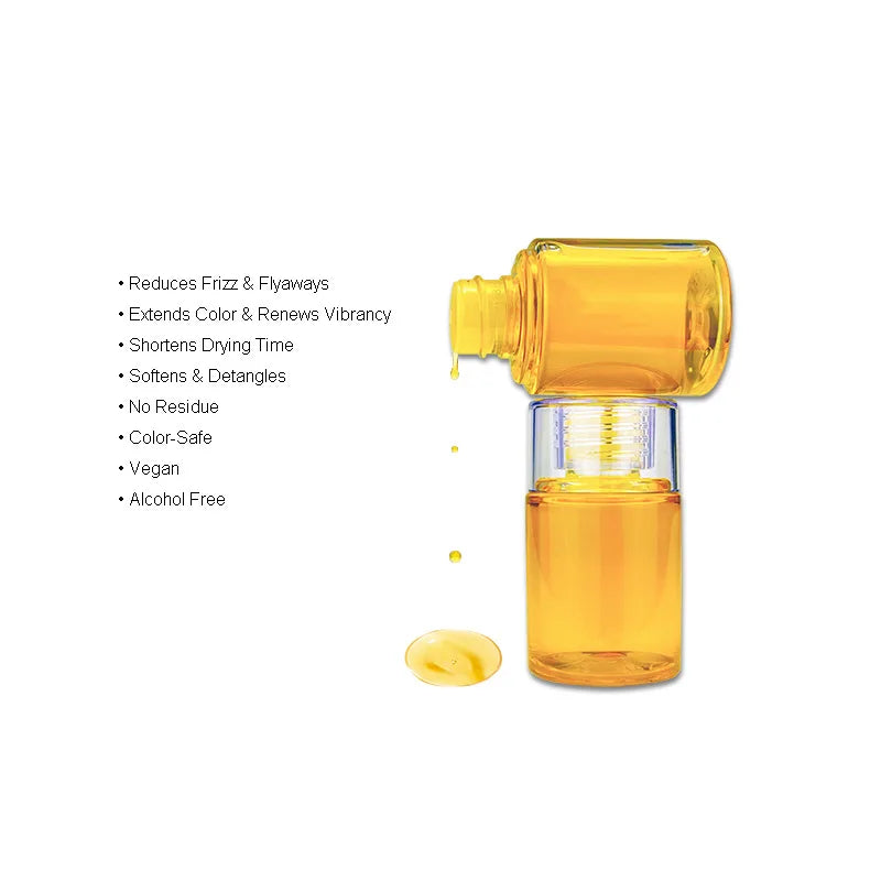 organic shiny hair oil 30ml travel size moisturizing smooth hair oil for dry frizz damaged hairs