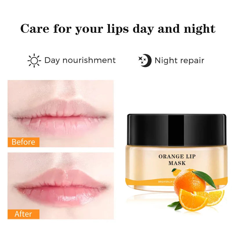 lip care strawberry peach orange lip mask watery jelly girly lips lip care mask