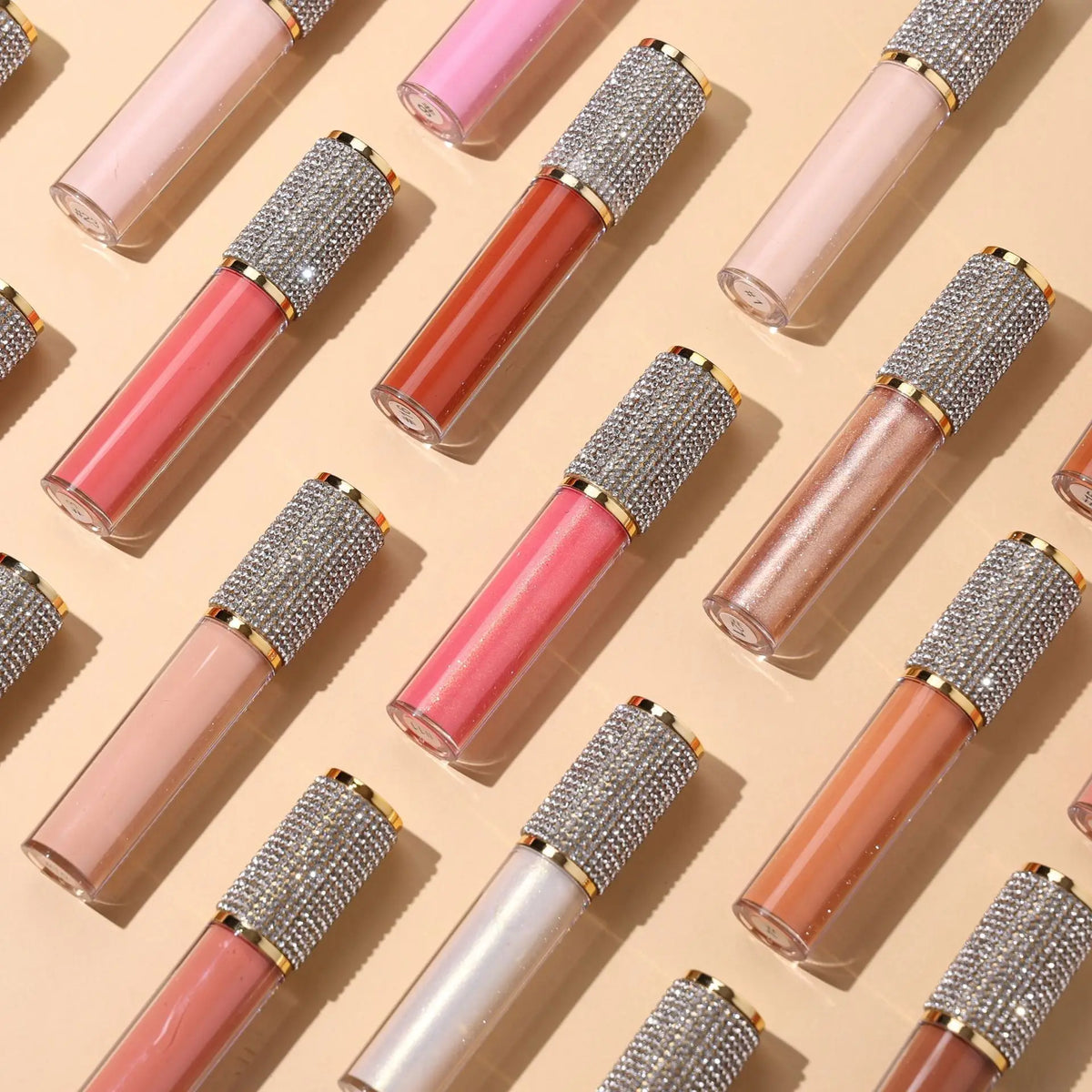3 in 1 liquid lipstick and lip liner set waterproof lipkit matte lip gloss kit with 2pcs diamond lipgloss tube