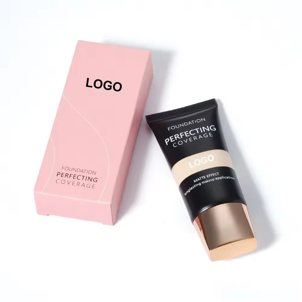 vegan matte liquid makeup foundation for all skin types natural high coverage smooth foundation