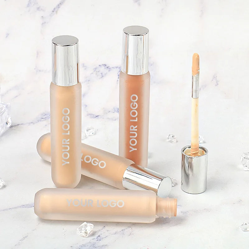 6 colors long-lasting cruelty free matte liquid concealer with brush face makeup full coverage concealer