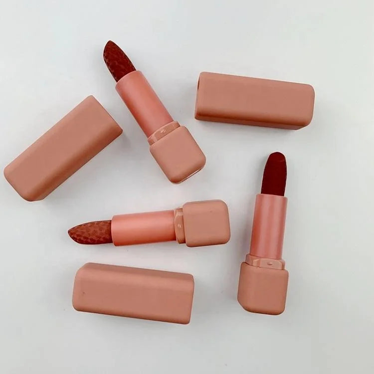 lip makeup 8 colors nude lipstick long lasting high pigment smooth matte lipstick