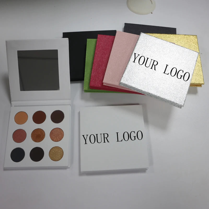 diy high pigmented vegan cruelty free eyeshadow palette matte shimmer glitter neon eye shadow palette