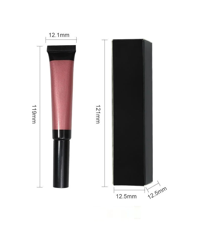 Liquid glitter eyeshadow in squeeze tube