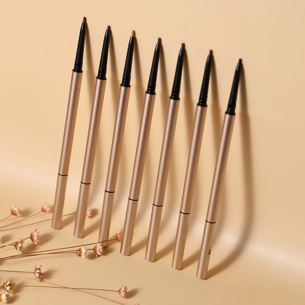 high pigment waterproof rose gold brow pencil long lasting eyebrow pencil