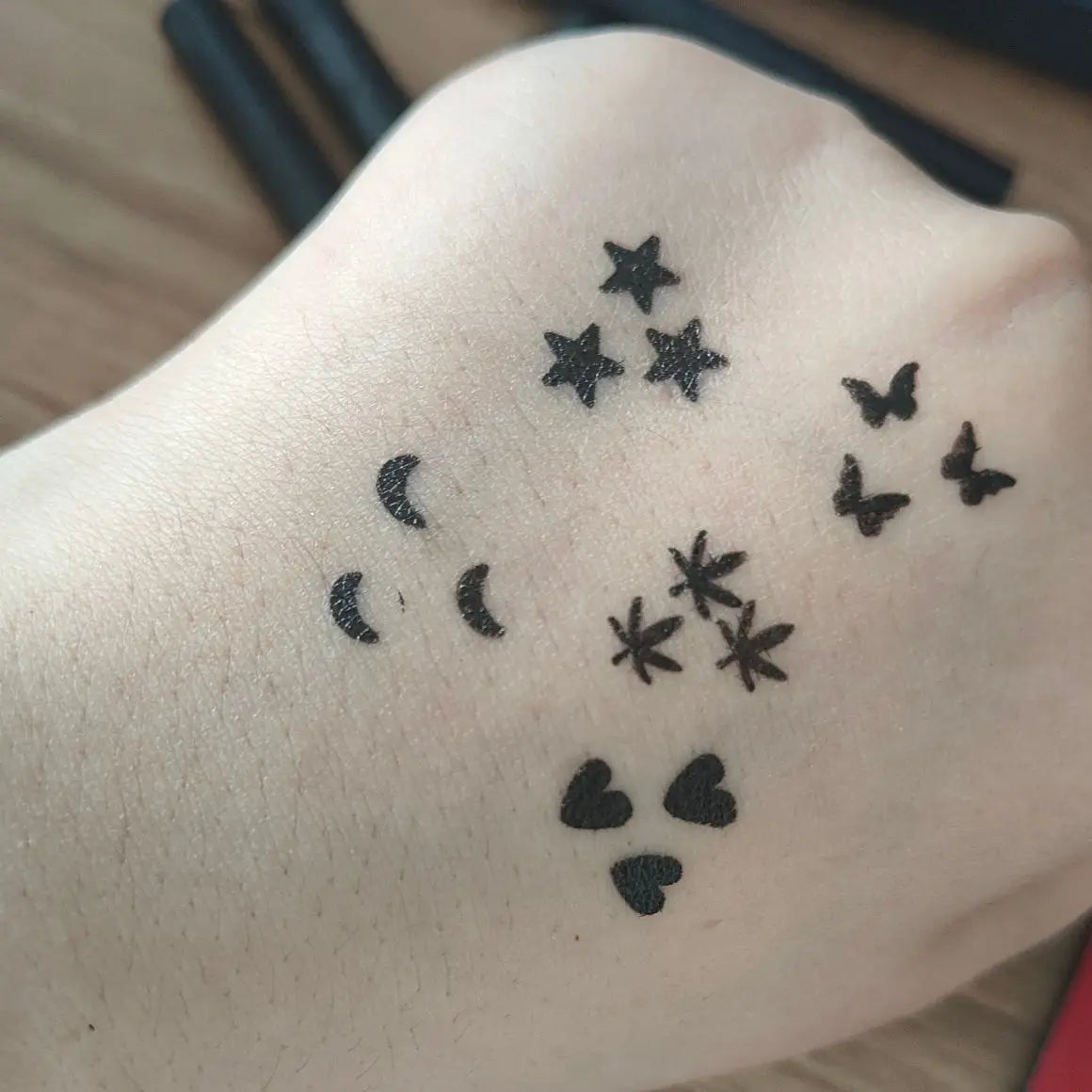 double-head stamp eyeliner waterproof long-lasting