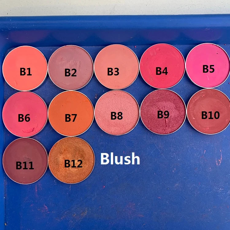 pick your colors and palette makeup brand bronzer illuminator glow foundation contour highlighter blush palette