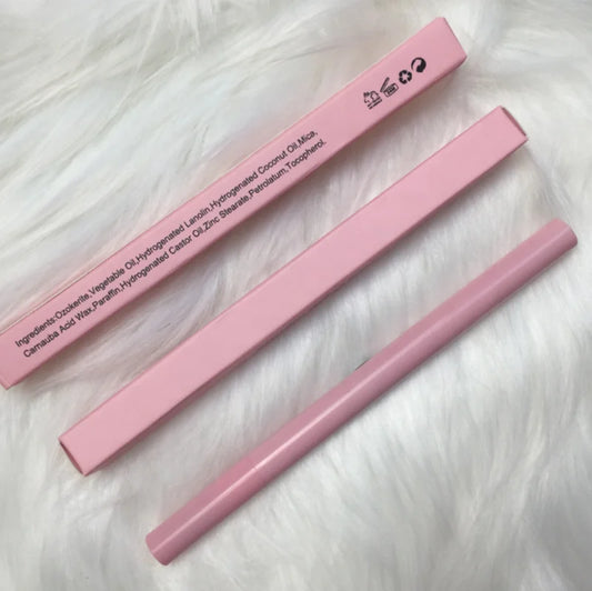 long lasting waterproof triangle eyebrow pencil double-ended high pigment pink brow pencil with brush