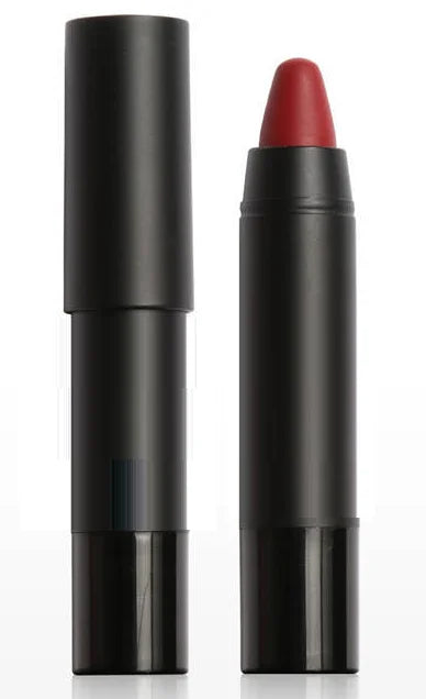 waterproof long-lasting matte makeup cosmetics rose red lipstick crayon pencil lipstick