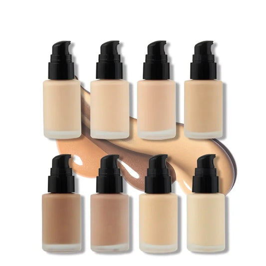 10 color foundation liquid full cover long lasting concealer matte waterproof makeup foundation