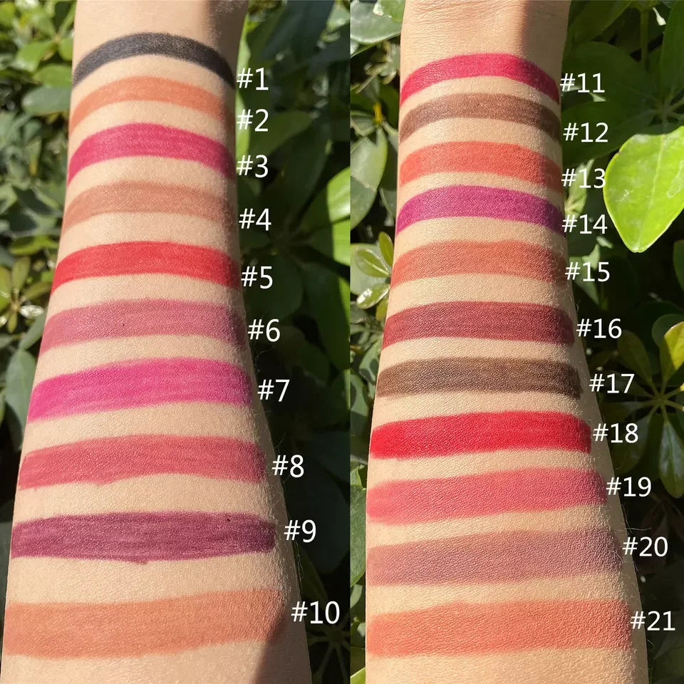 21 colors lip liner box brown lip liners lipliner pencil vendor vegan creamy lip liner