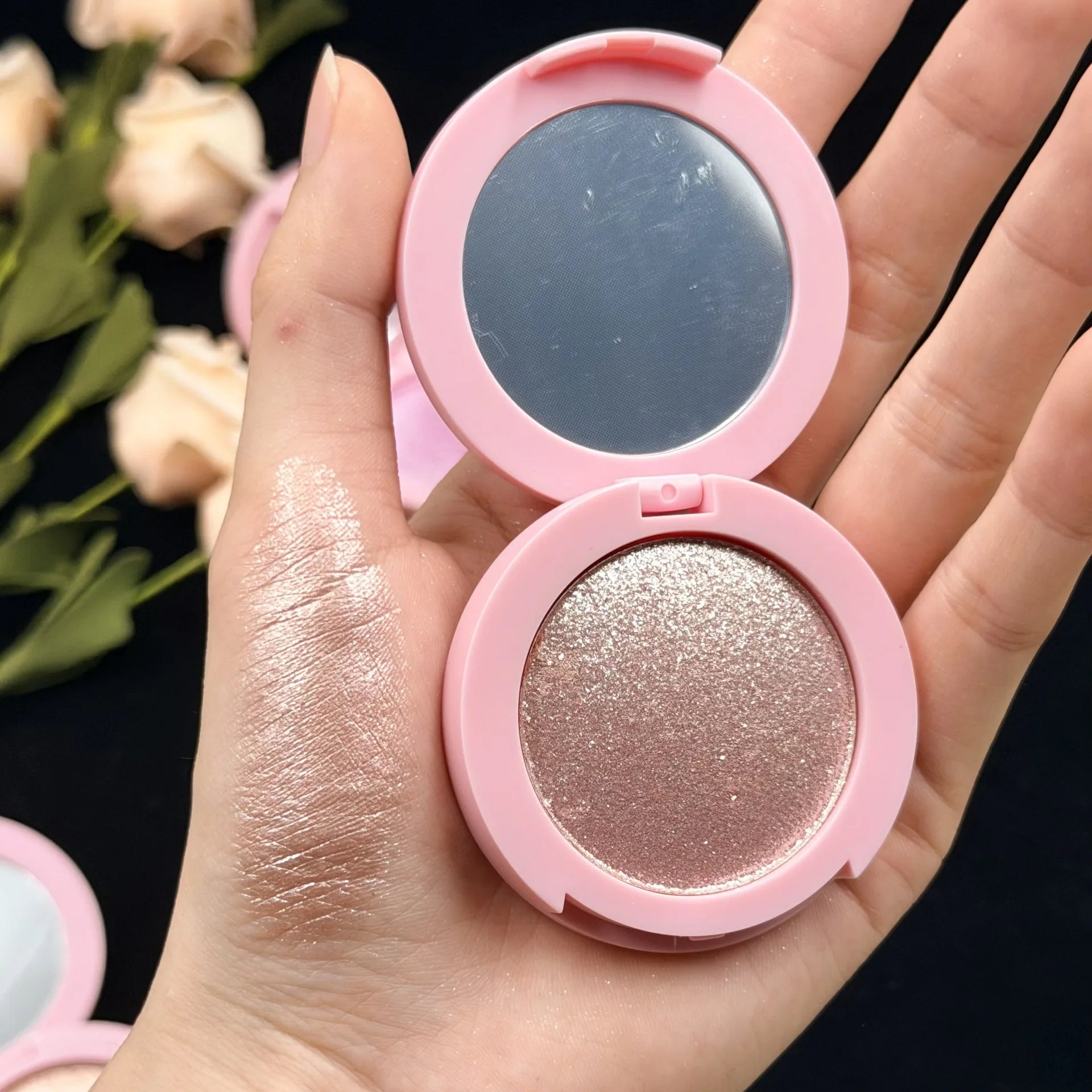 Cream highlighter for face and body