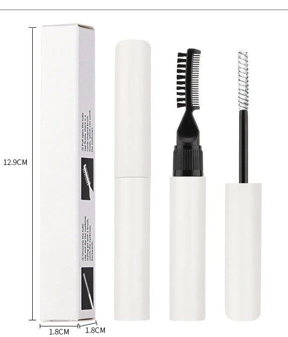 Liquid eyebrow gel with brush