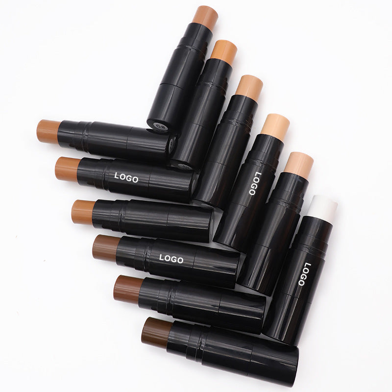matte full coverage concealer stick 2 in 1 contour concealer stick with brush concealer foundation stick