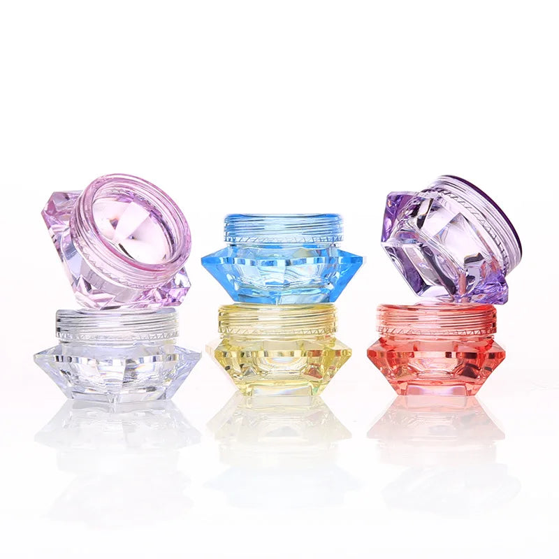 3g 5g empty container eye shadow glitter loose powder eyeshadow pigment jars nail decoration cosmetic jars