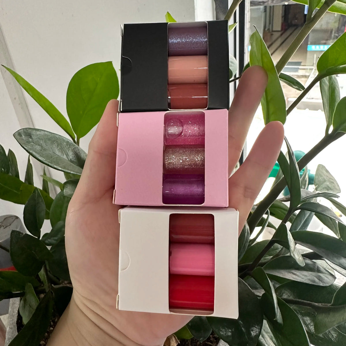 diy 3 in 1 lip gloss set lip gloss set matte liquid lipstick set choose your liked colors for filled in 3 ml tube