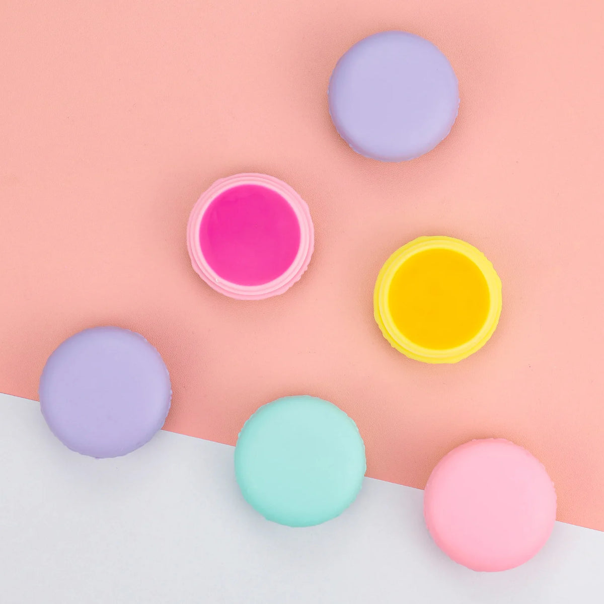 moisturizing round lip balm ball tinted pink lips balm lip balm in jar