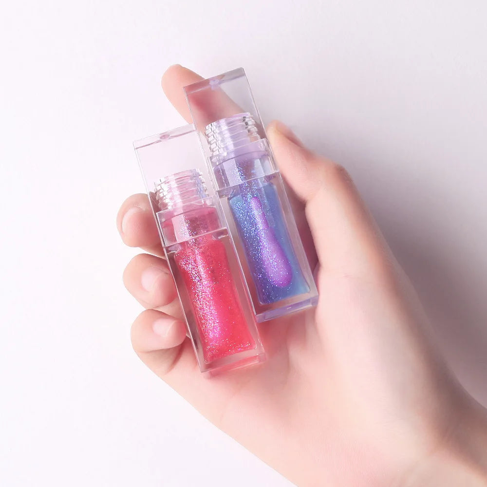 moisturizing fruit flavoured lip tint set glossy color changing oil for lip care makeup gift lip oil set