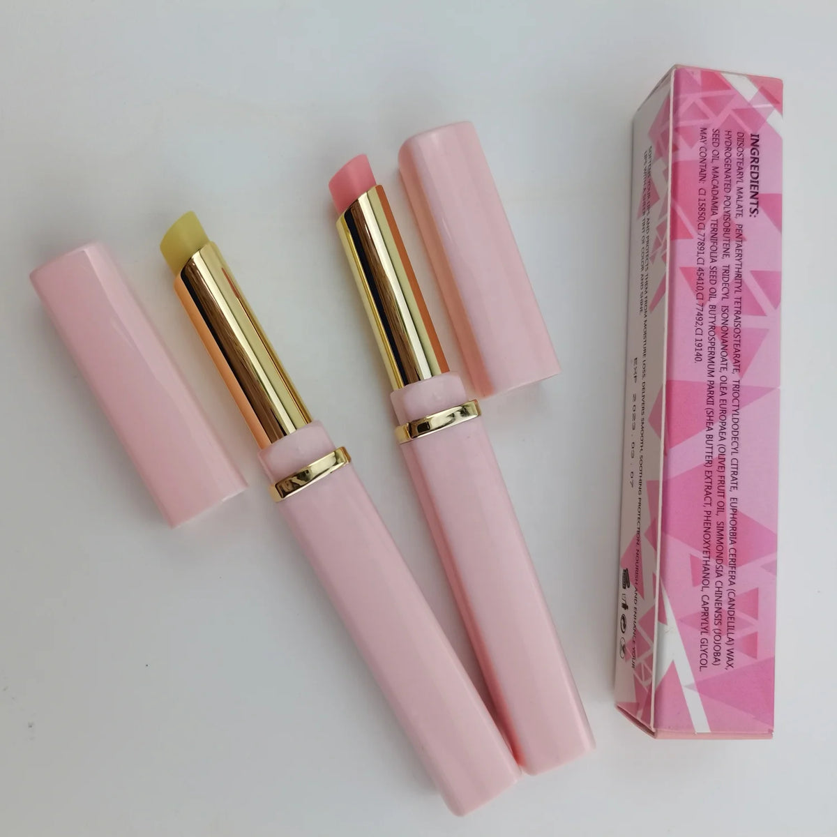 natural pink moisturizing lipstick nourish lip balm for hydrating dry lip