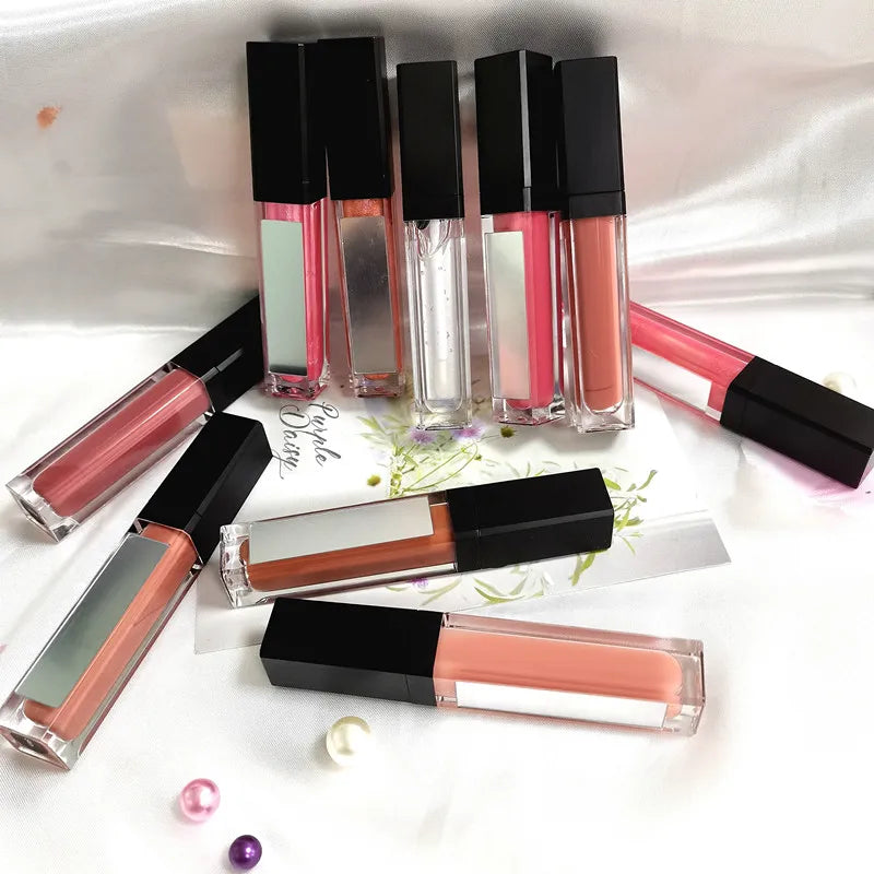 diy choose your own liked lip gloss matte liquid lipstick and lip oil to filled in the led lip gloss empty tube