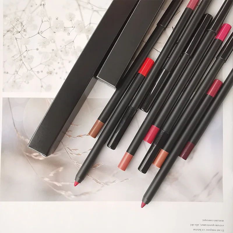 professional lip makeup long lasting waterproof lip liner pencil vegan cruelty free lip liner lip makeup pen