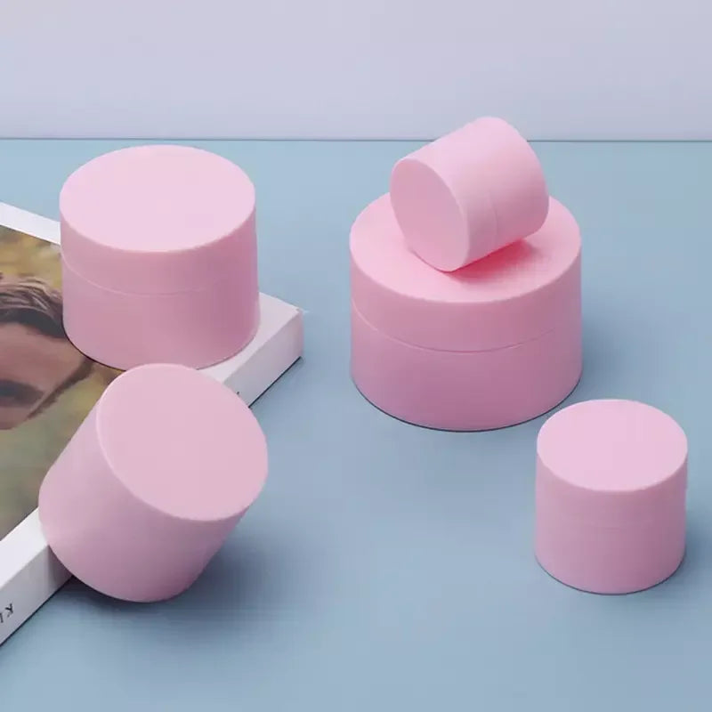 3g 5g 10g 15g 20g 30g 50g 100g 120g skin care cream lip balm matte jar black pet cosmetic plastic jar with plastic screw