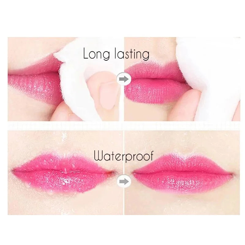 cheap price color change flower lip balm waterproof tattoo lipstick long lasting tint lip balm