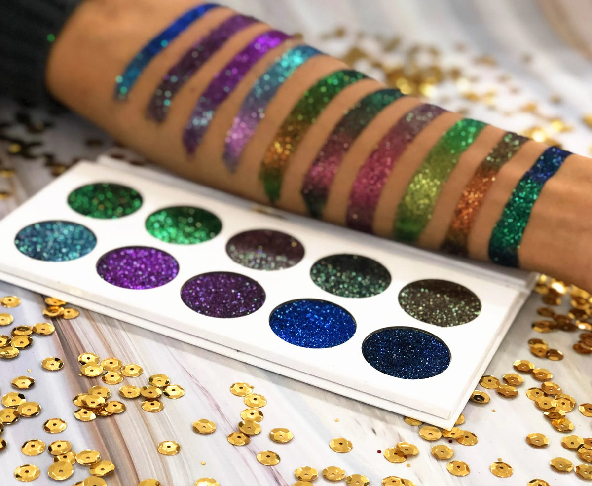 glitter nake cosmetics eyeshadow palette makeup