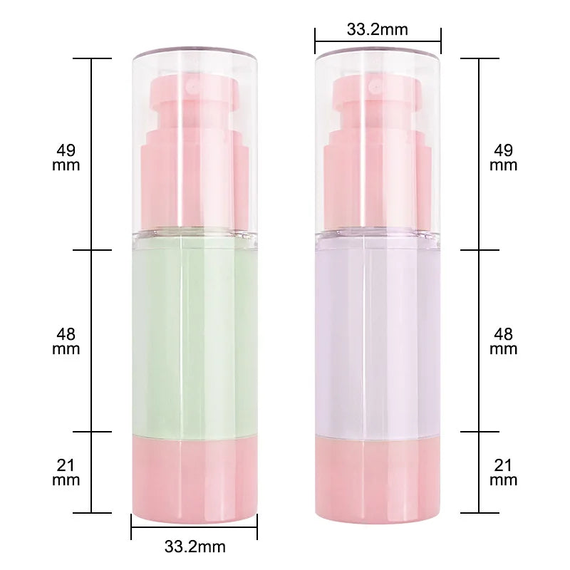 face cosmetics 2 colors long lasting smooth vegan primer waterproof color changing isolation foundation