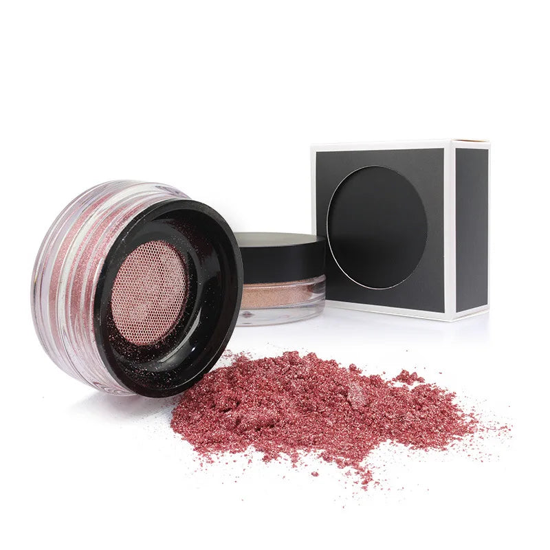 high pigment loose powder shimmer pigment highlighter makeup long lasting glitter loose powder