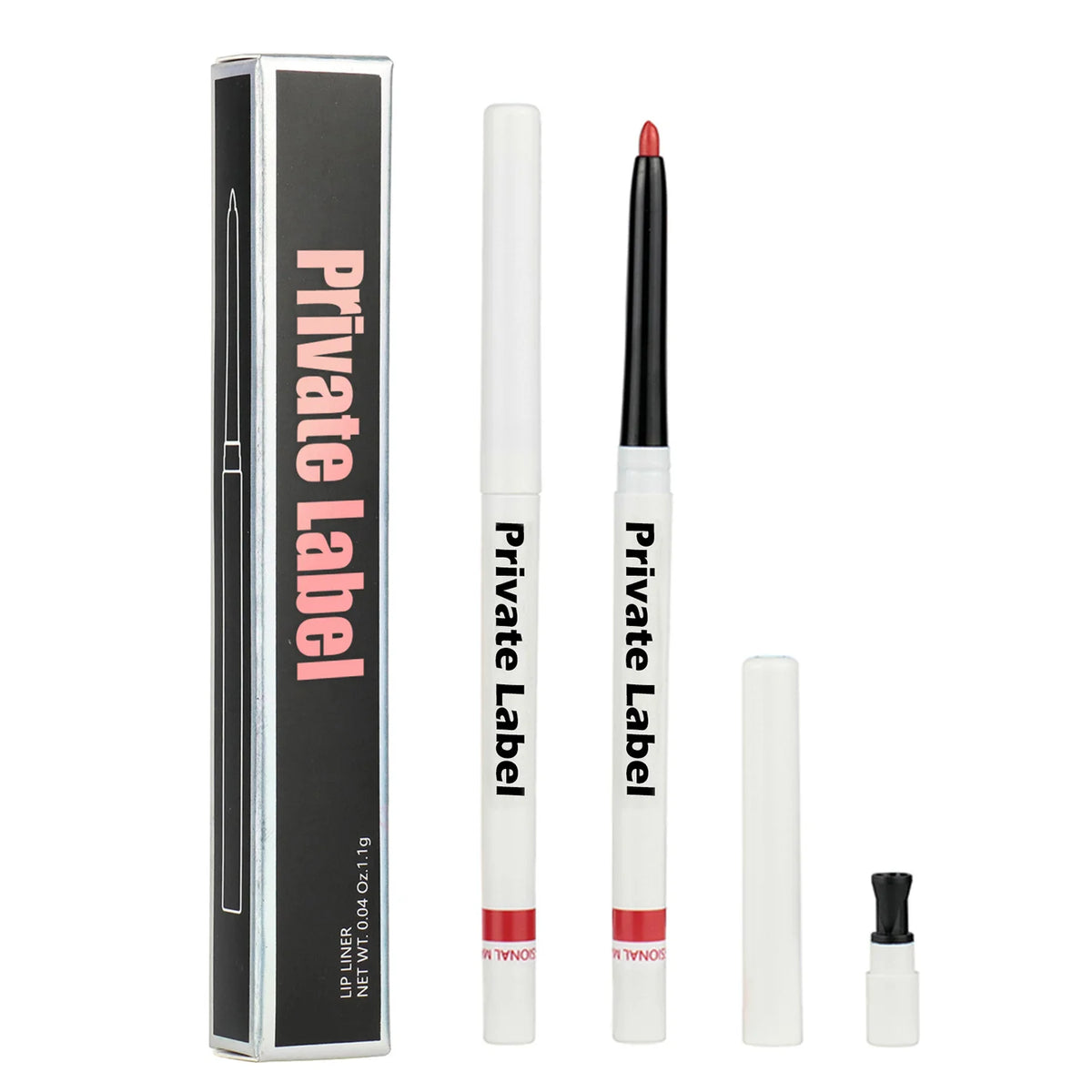15 shades white black packaging matte waterproof long lasting creamy rotatable lip liner