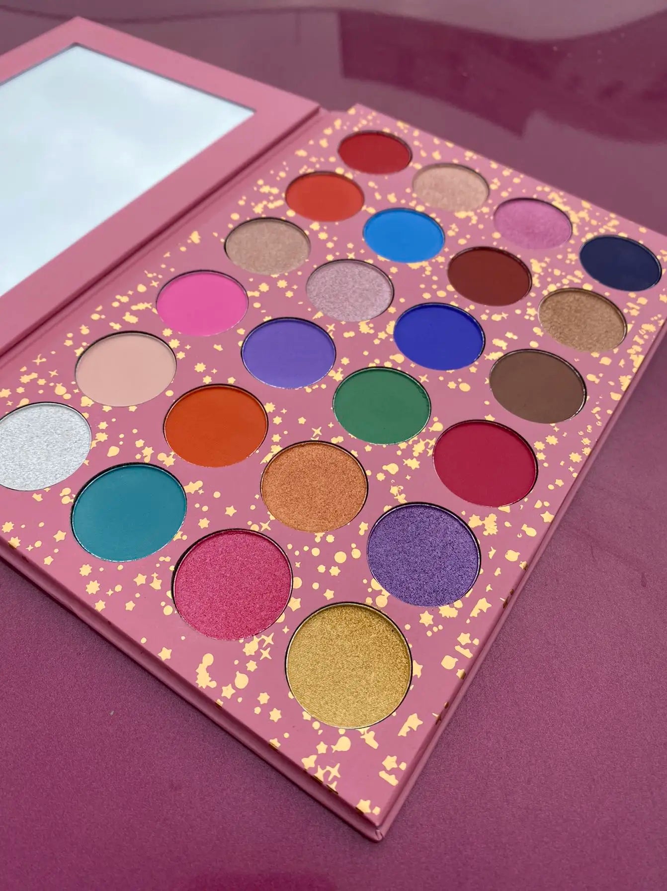 24-color vegan shimmer matte eyeshadow palette