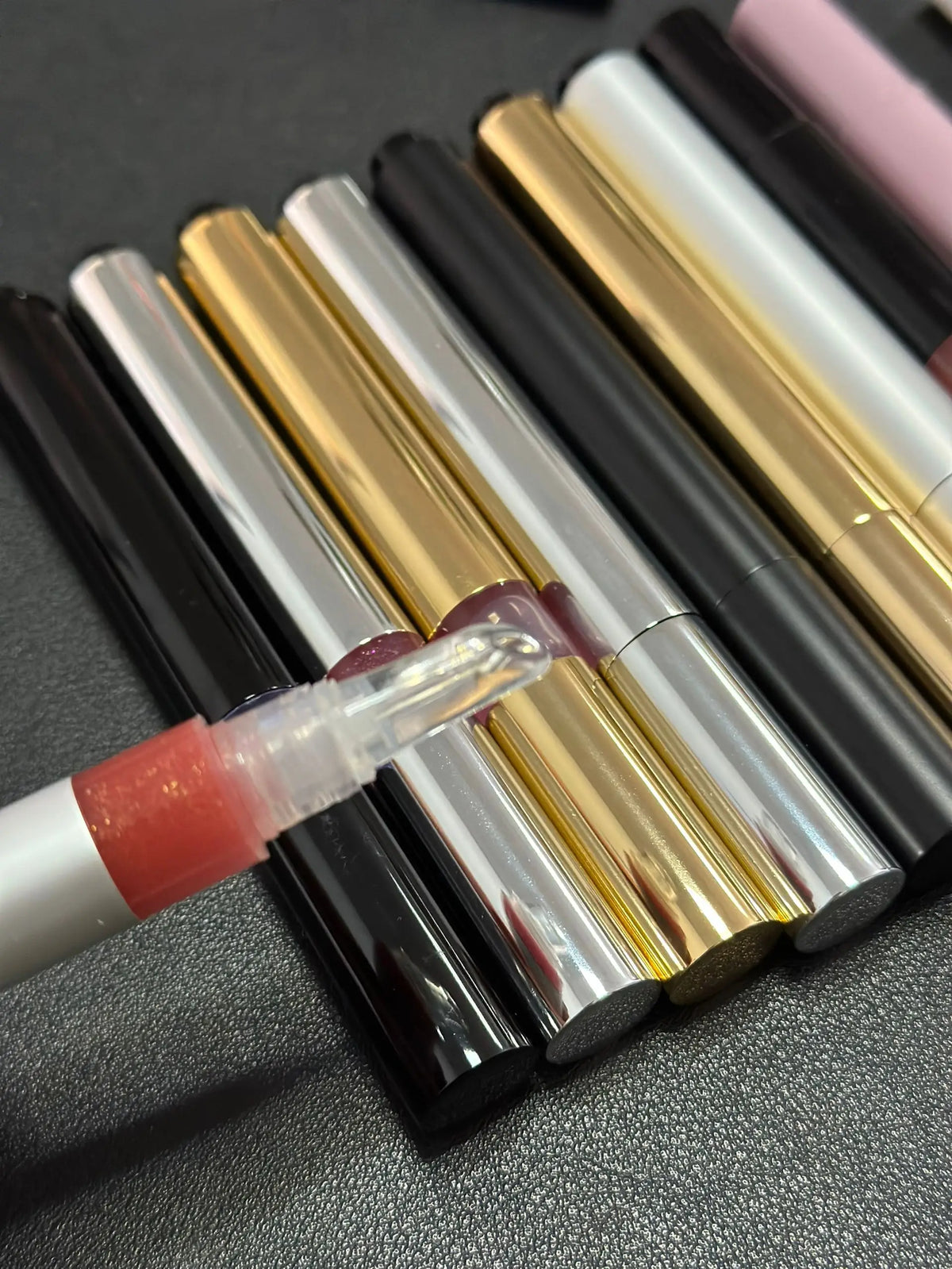6 colors different tubes lip gloss moisturizing hydrating lip oil