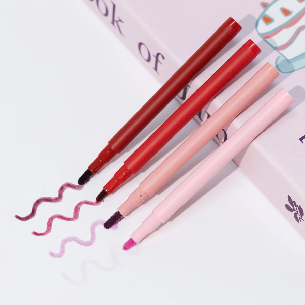 8 colors lip liner waterproof makeup matte liquid lip liner pencil