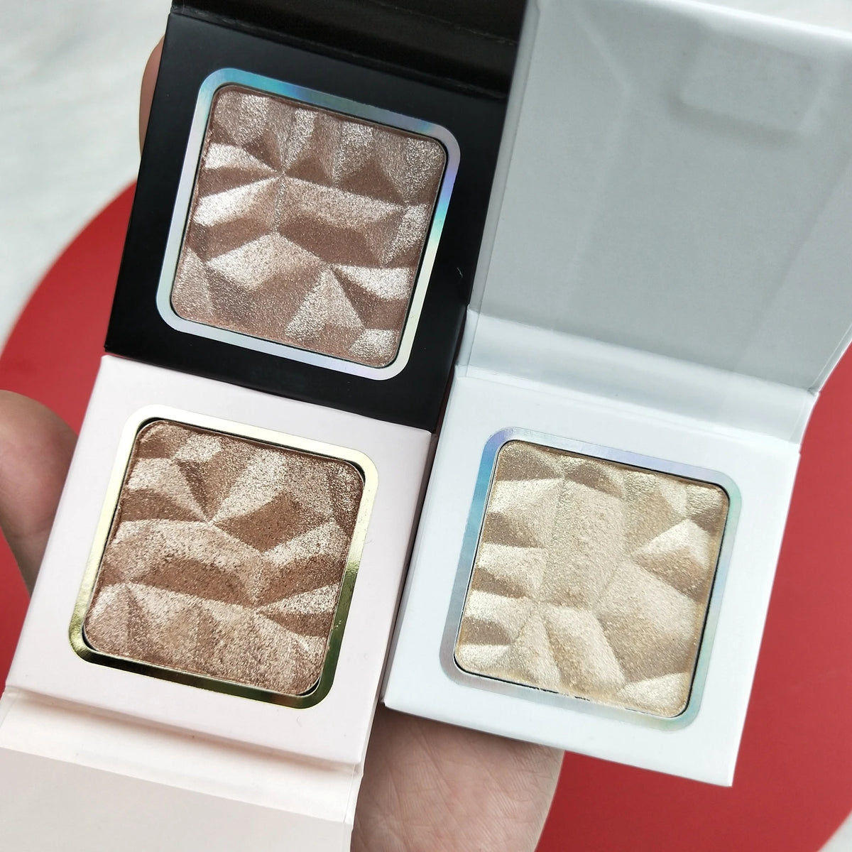makeup vegan shimmer glitter highlighter powder cosmetics pigment highlighter loose setting powder
