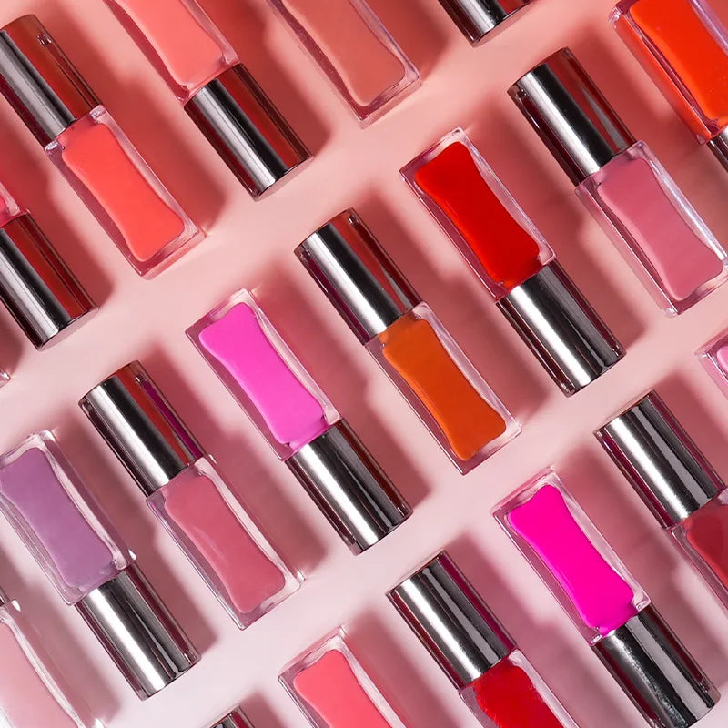 22 shades glossy nourishing mirror lip glaze long lasting high pigmented moisturizing lip gloss