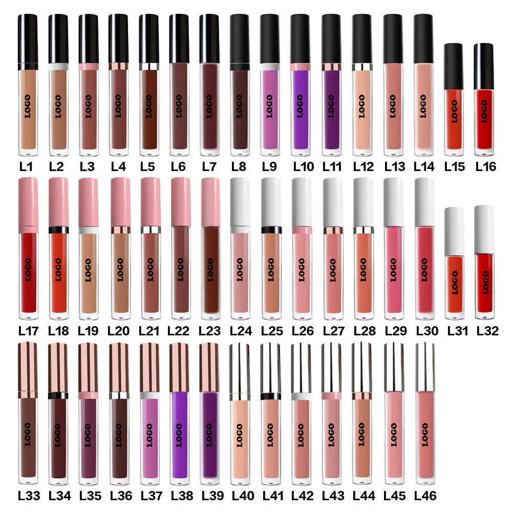 non-stick cup cruelty free matte liquid lipgloss long lasting waterproof matte liquid lipstick