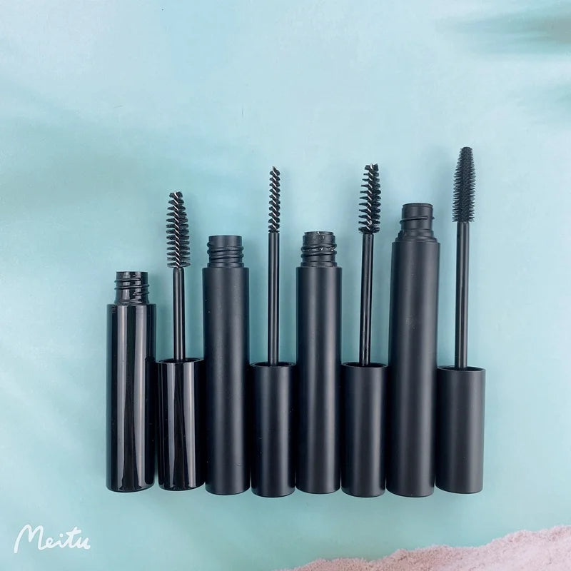 black eyebrow gel tube waterproof empty mascara bottle cosmetic packaging mascara tubes