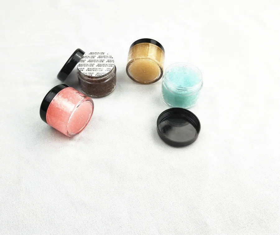 lip care 4 colors scrub strawberry lip scrub lip balm scrub