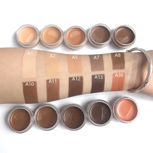 makeup foundation base single color concealer full coverage cream waterproof concealer