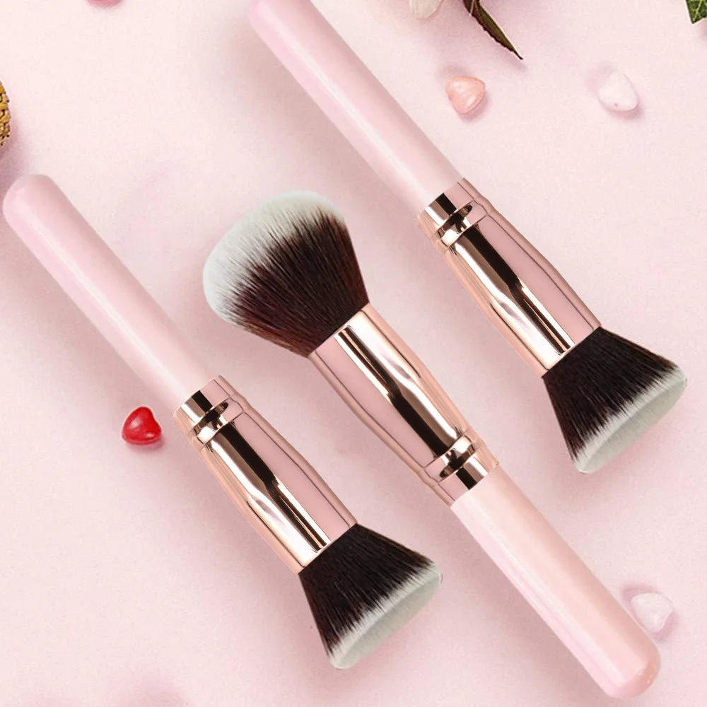 professional single makeup beauty blush flat foundation blush brush makeup tools