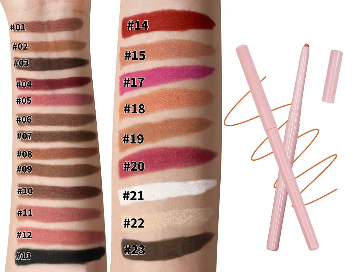 Waterproof twist lip liner